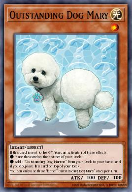 Card: Outstanding Dog Mary