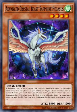 Card: Advanced Crystal Beast Sapphire Pegasus