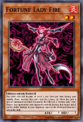 Card: Fortune Lady Fire