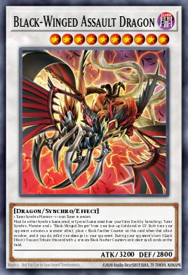 Card: Black-Winged Assault Dragon