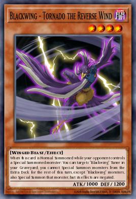 Card: Blackwing - Tornado the Reverse Wind