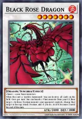 Card: Black Rose Dragon