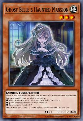Card: Ghost Belle & Haunted Mansion