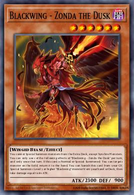 Card: Blackwing - Zonda the Dusk