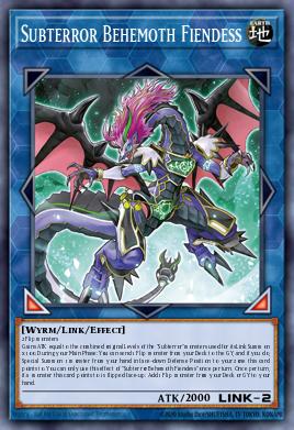 Card: Subterror Behemoth Fiendess