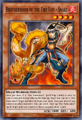Card: Brotherhood of the Fire Fist - Snake