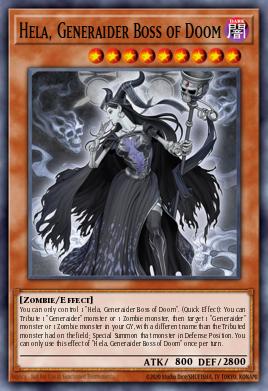 Card: Hela, Generaider Boss of Doom