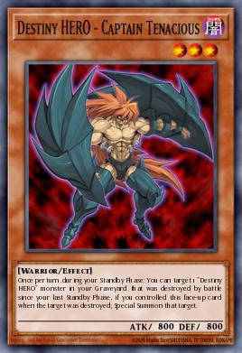 Card: Destiny HERO - Captain Tenacious