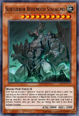 Card: Subterror Behemoth Stalagmo