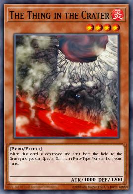 Card: The Thing in the Crater