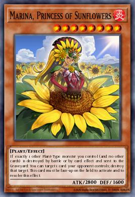 Card: Marina, Princess of Sunflowers