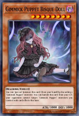 Card: Gimmick Puppet Bisque Doll