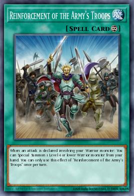 Card: Reinforcement of the Army's Troops