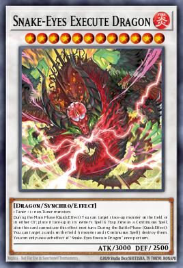 Card: Snake-Eyes Execute Dragon