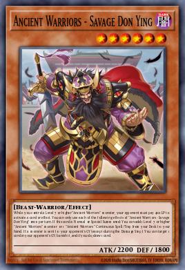 Card: Ancient Warriors - Savage Don Ying