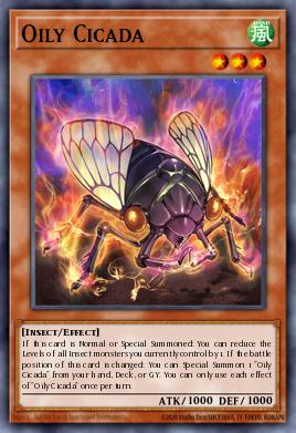 Card: Oily Cicada