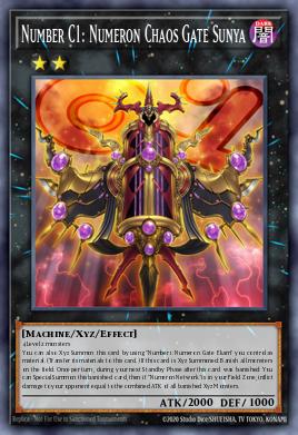 Card: Number C1: Numeron Chaos Gate Sunya