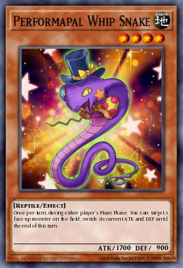 Card: Performapal Whip Snake