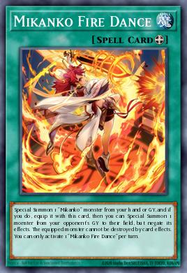 Card: Mikanko Fire Dance
