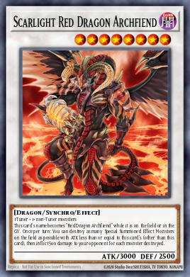 Card: Scarlight Red Dragon Archfiend
