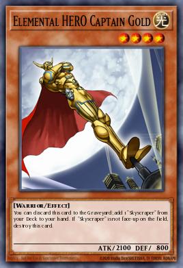 Card: Elemental HERO Captain Gold