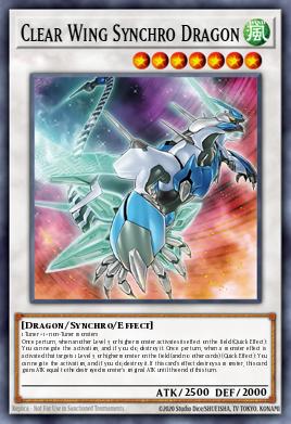 Card: Clear Wing Synchro Dragon