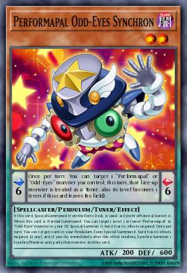 Card: Performapal Odd-Eyes Synchron