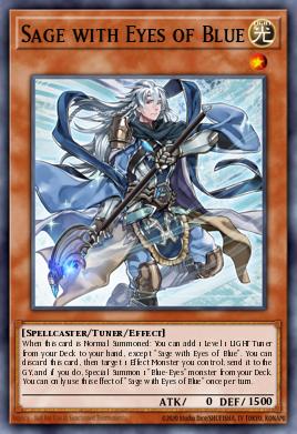Card: Sage with Eyes of Blue
