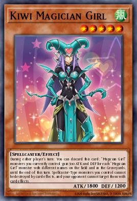 Card: Kiwi Magician Girl