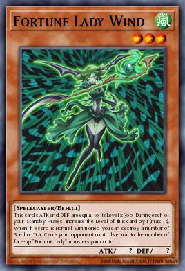 Card: Fortune Lady Wind