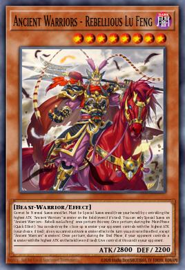 Card: Ancient Warriors - Rebellious Lu Feng