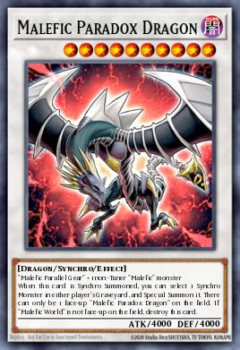 Card: Malefic Paradox Dragon