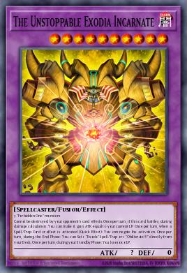 Card: The Unstoppable Exodia Incarnate