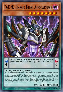 Card: D/D/D Chaos King Apocalypse