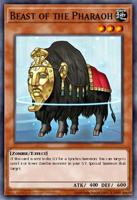Card: Beast of the Pharaoh