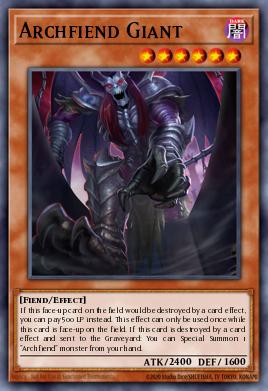 Card: Archfiend Giant