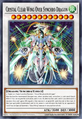 Card: Crystal Clear Wing Over Synchro Dragon