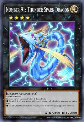 Card: Number 91: Thunder Spark Dragon