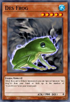 Card: Des Frog