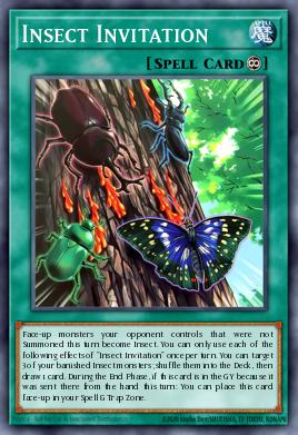 Card: Insect Invitation