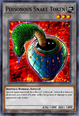 Card: Poisonous Snake Token