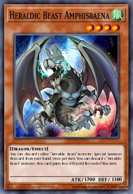 Card: Heraldic Beast Amphisbaena