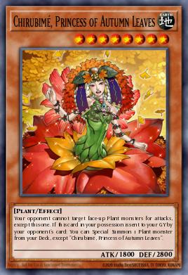 Card: Chirubimé, Princess of Autumn Leaves
