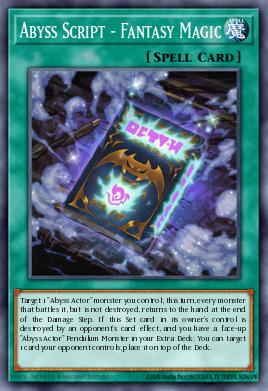 Card: Abyss Script - Fantasy Magic