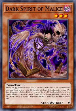 Card: Dark Spirit of Malice