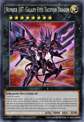 Card: Number 107: Galaxy-Eyes Tachyon Dragon