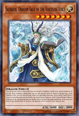 Card: Sauravis, the Sagely Silenforcer Dragon