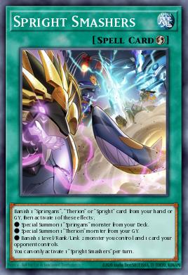 Spright Double Cross - Darkwing Blast - YuGiOh