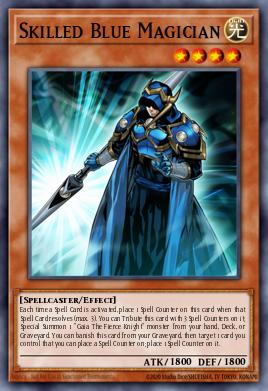 Card: Skilled Blue Magician