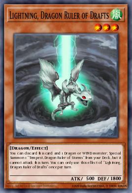 Card: Lightning, Dragon Ruler of Drafts